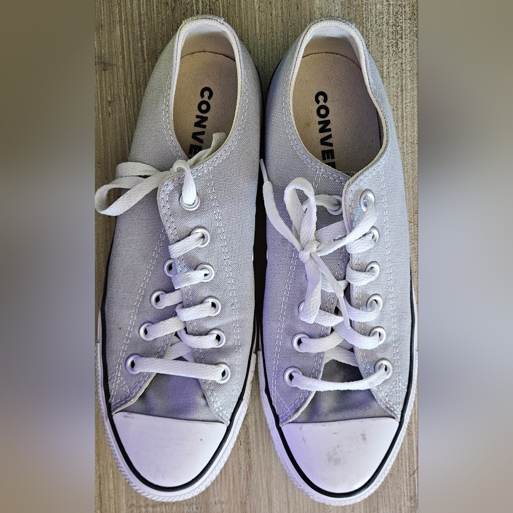 Converse Low-Top Canvas Sneakers All-Star-Light Gray 9.5/7.5 (Final Price)